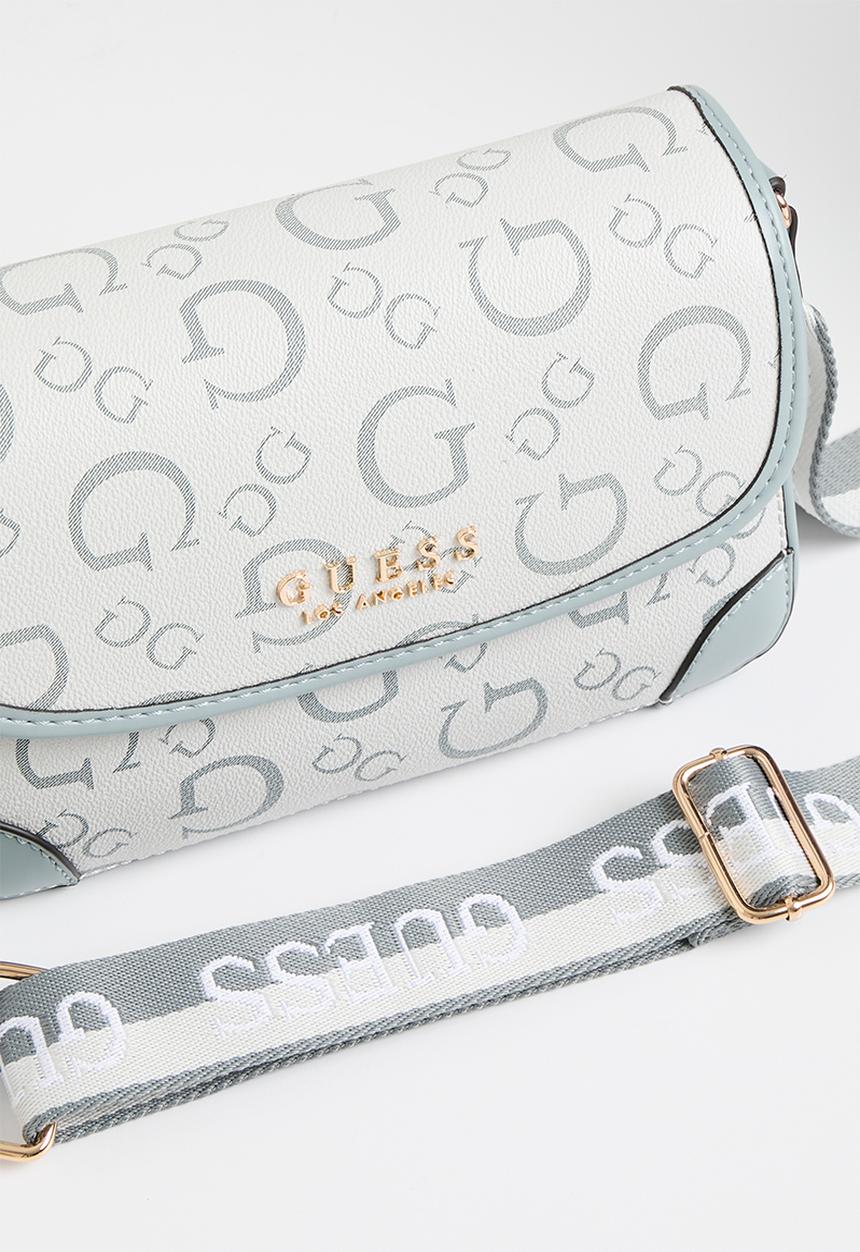 GUESS - Nichole flap crossbody - moss