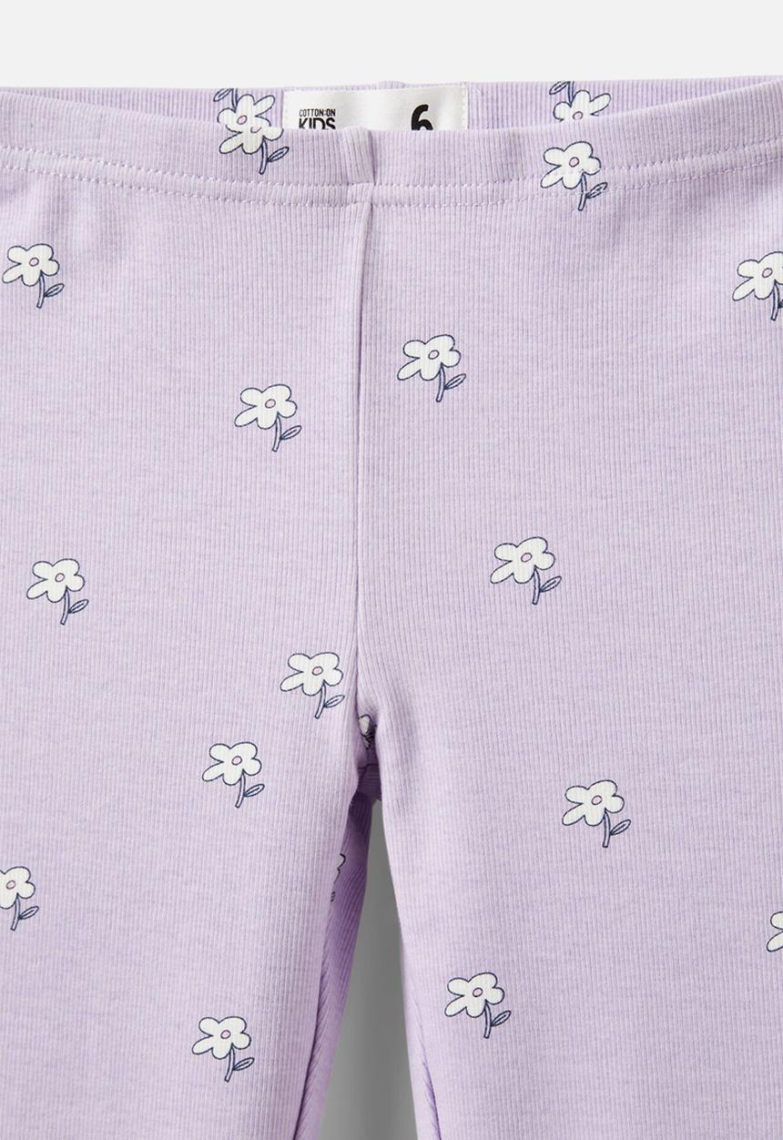 Cotton On - Huggie tights - vintage lilac/mini blomma