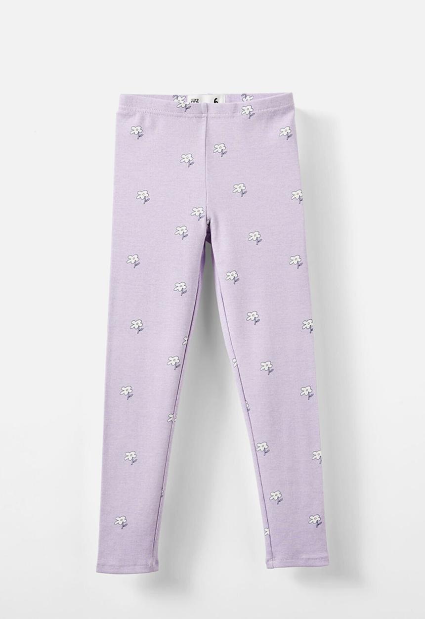 Cotton On - Huggie tights - vintage lilac/mini blomma