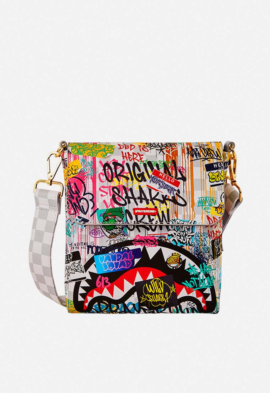 Sprayground - Sharks In Paris The Rizz (Cream) Messanger bag-multi