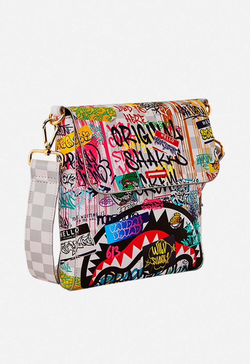 Sprayground - Sharks In Paris The Rizz (Cream) Messanger bag-multi