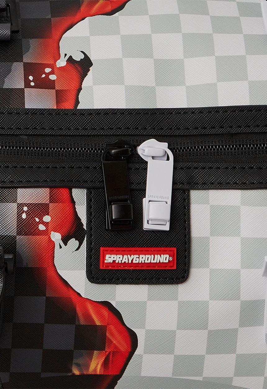 Sprayground - Ring of fire duffel  bag- black