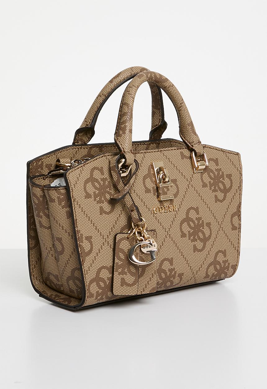 GUESS - Queensland mini satchel-latte