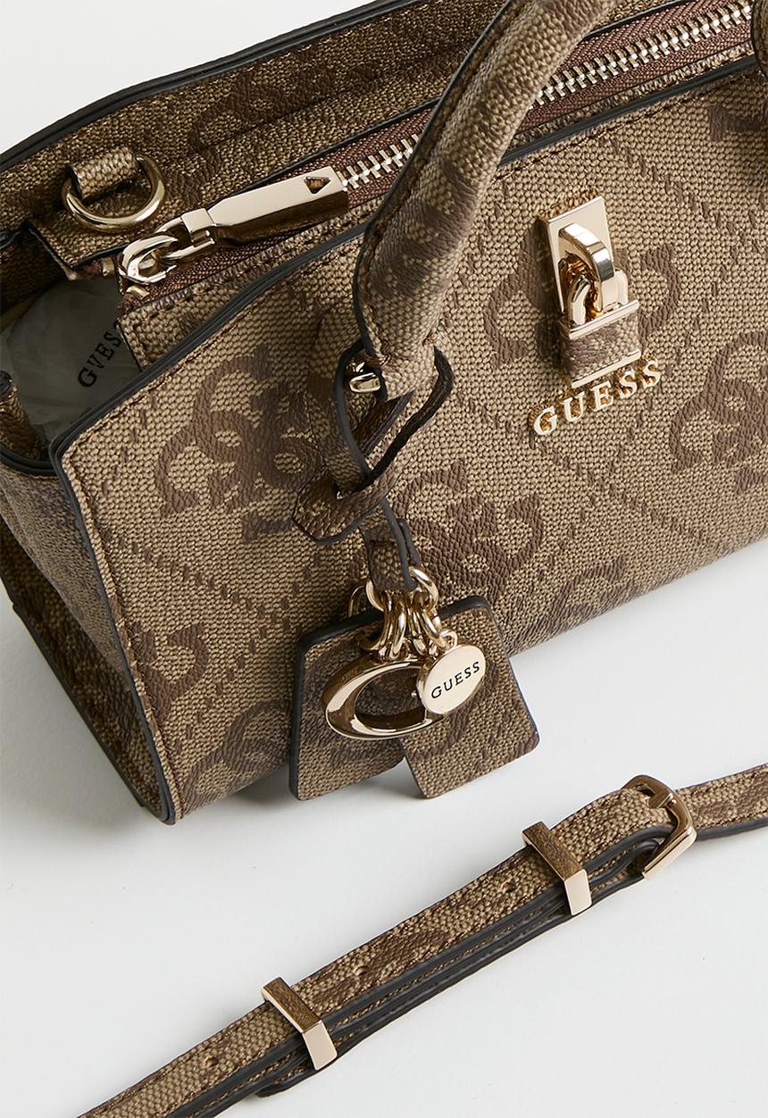 GUESS - Queensland mini satchel-latte