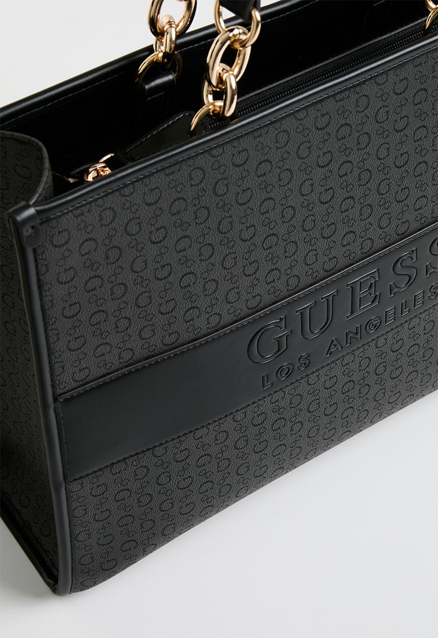 GUESS - Devlon camera tote bag - coal