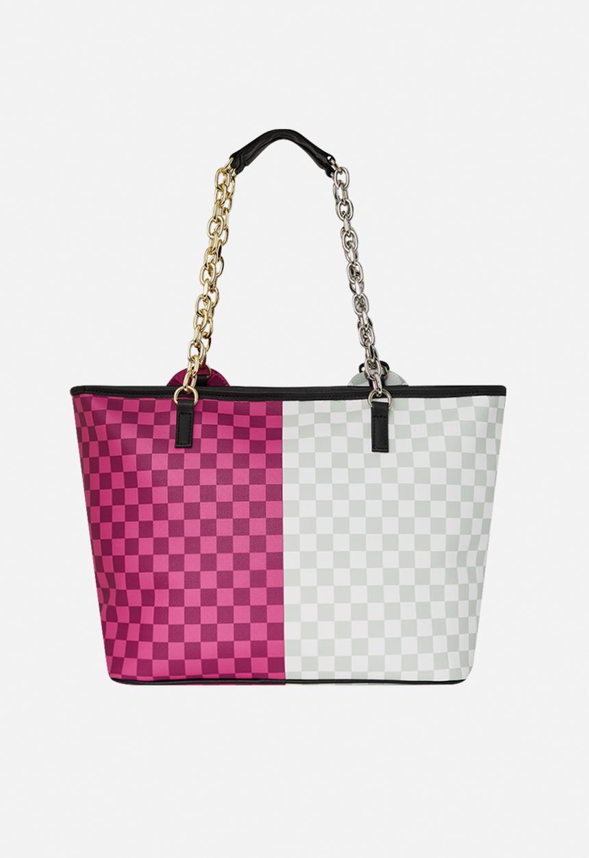 Sprayground - Pink & moneybear tel  bag- multi