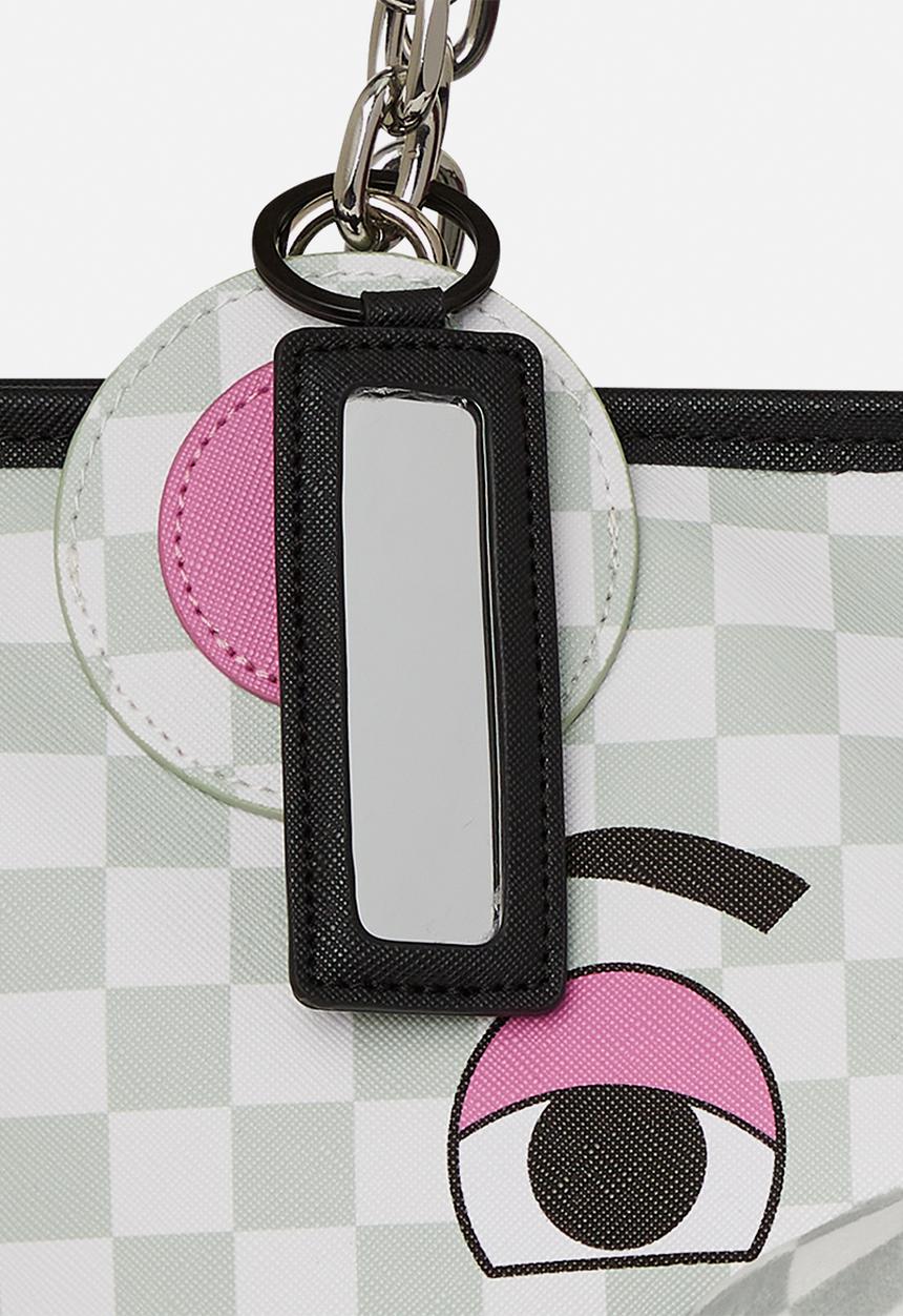 Sprayground - Pink & moneybear tel  bag- multi