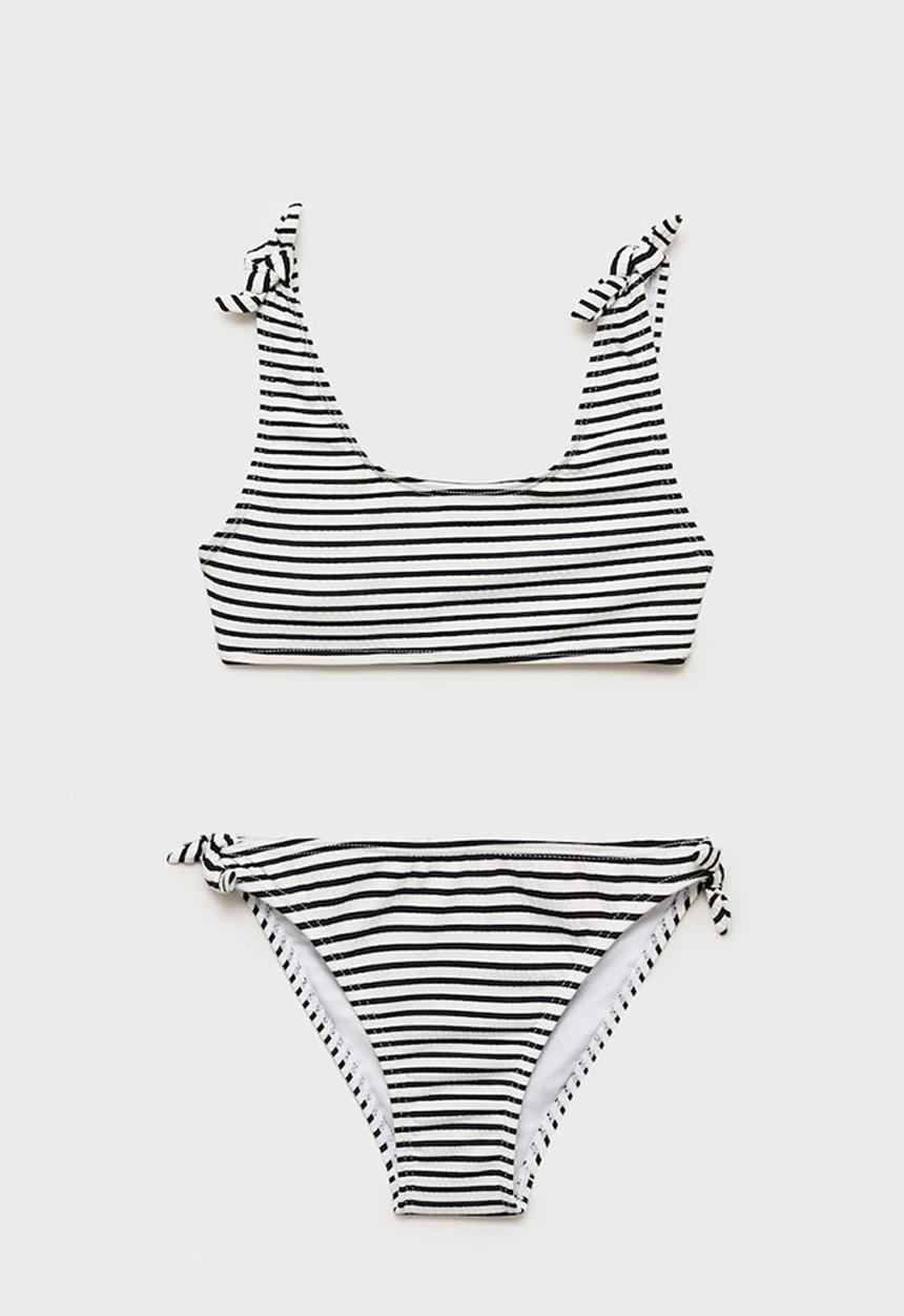 MANGO - Bikini lazokg - black