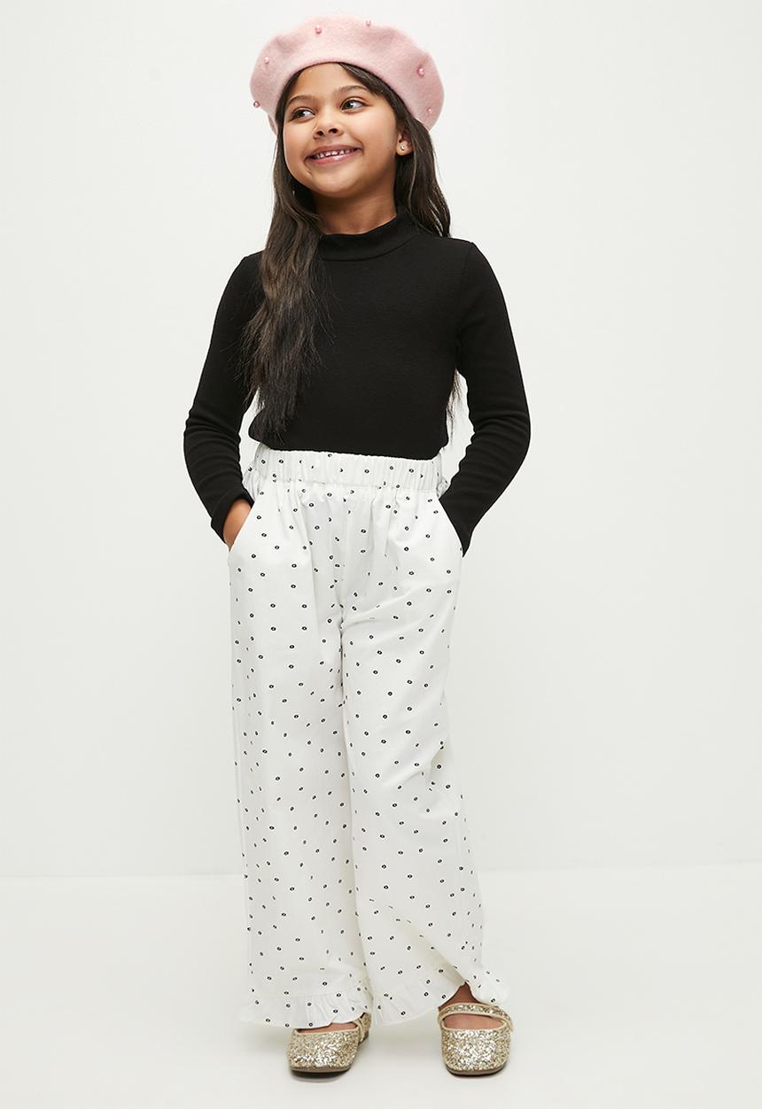 Pop Candy - Polka dot pants - white