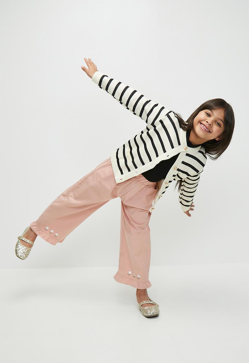 Pop Candy - Striped cardigan - black & white