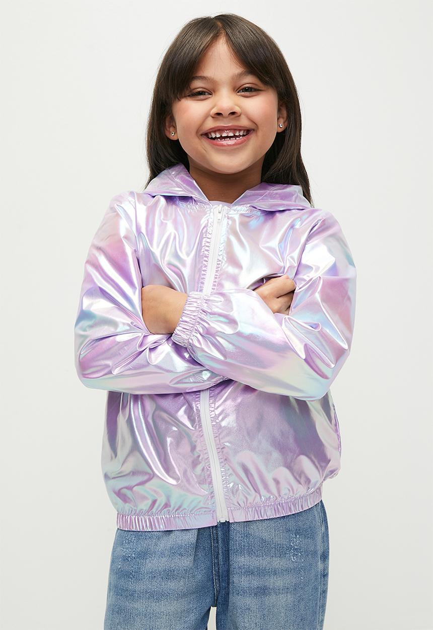 Pop Candy - Mettalic windbreaker - lilac