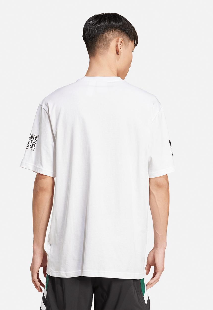 adidas Originals - 90s Football Graphic Tee - White