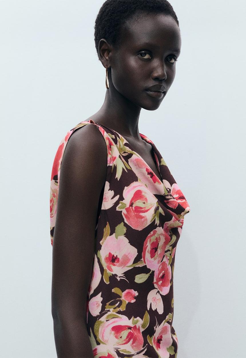 MANGO - Dress Winner - multi 
