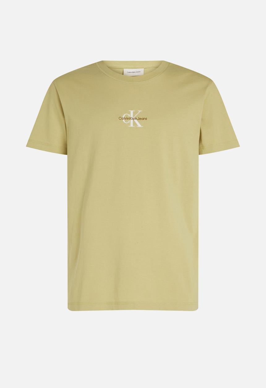 Calvin Klein - MONOLOGO TEE - LEEK GREEN