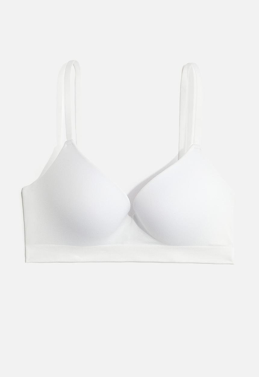 H&M - Seamless push-up-bra - white