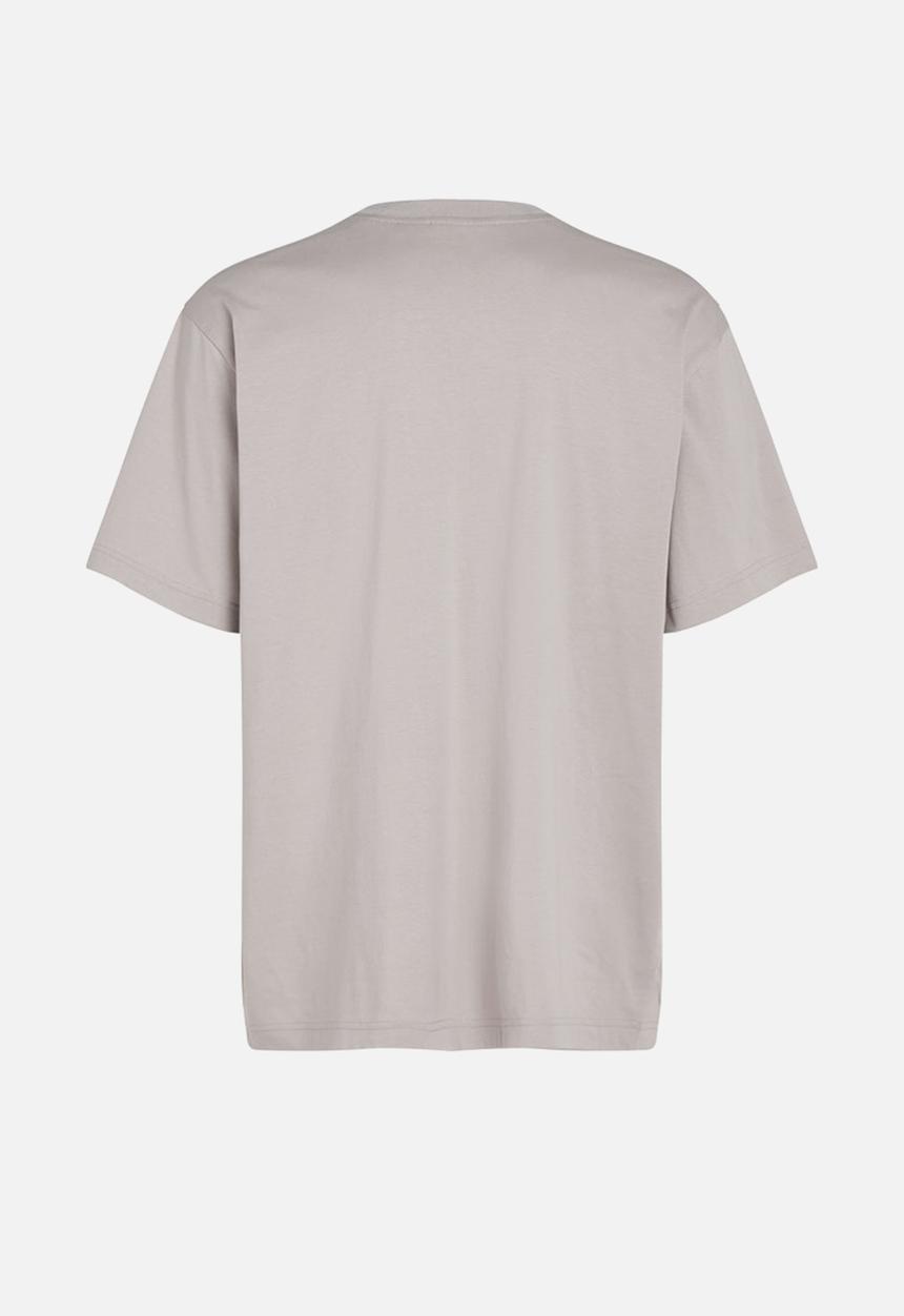 Calvin Klein - WOVEN LABEL RELAXED TEE - ATMOSPHERE