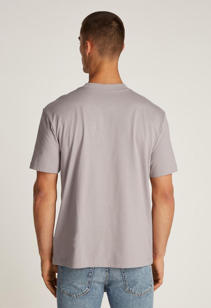Calvin Klein - TEXTURED MONOLOGO TEE - ATMOSPHERE
