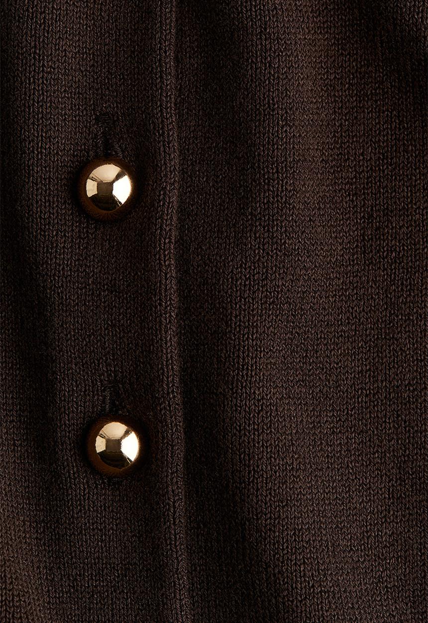 H&M - Knitted cardigan - dark brown
