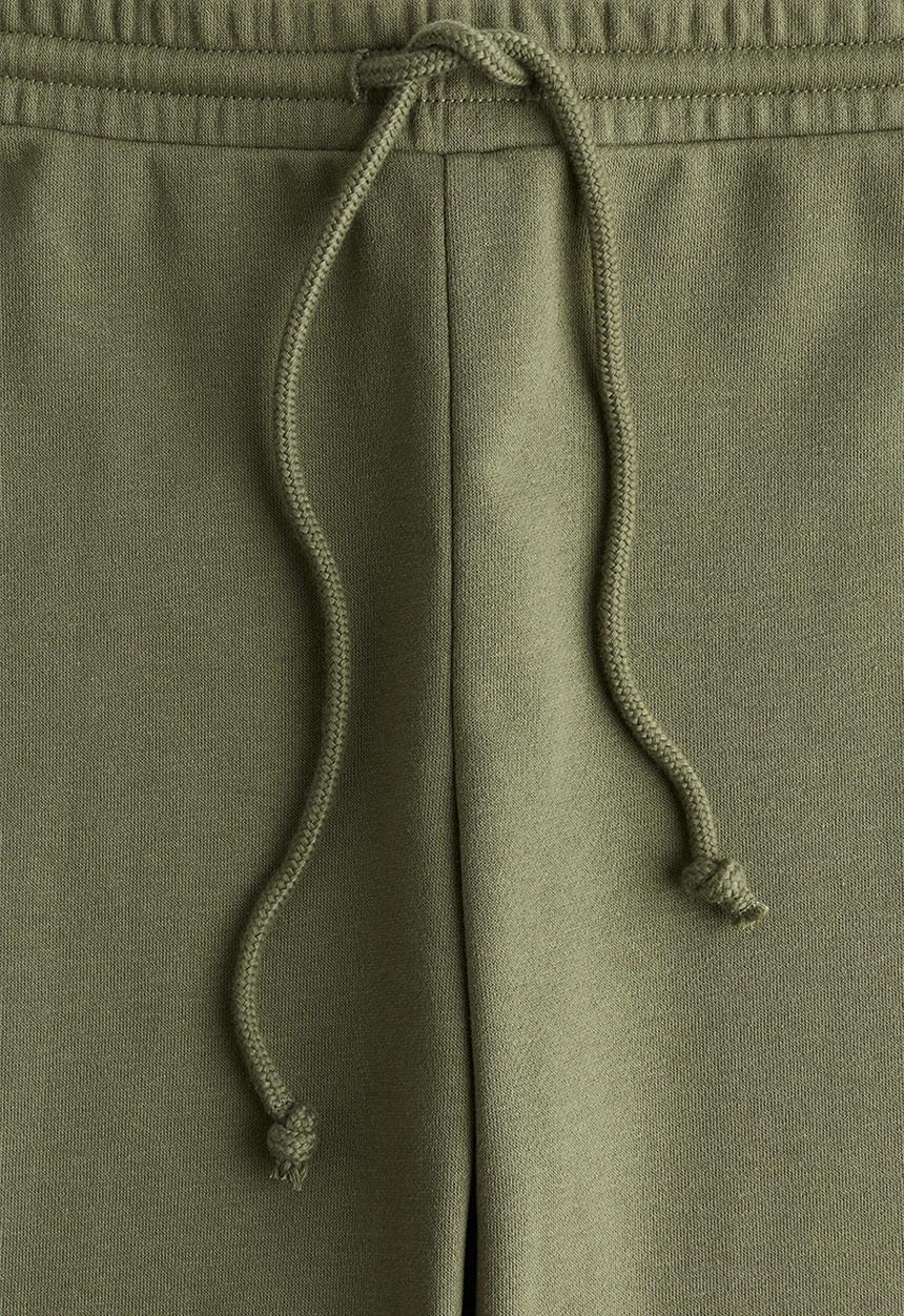H&M - Flared joggers - khaki green