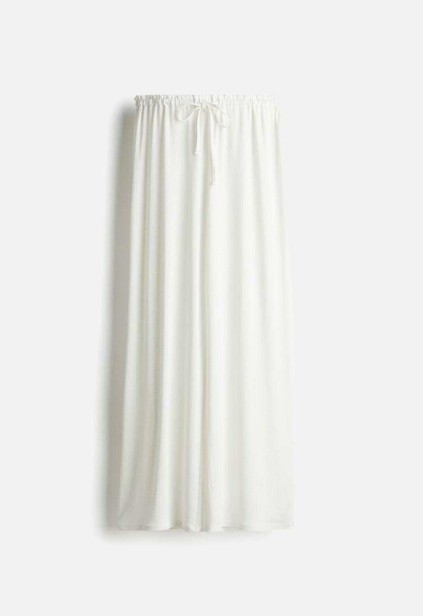 H&M - Pointelle pyjama bottoms - white