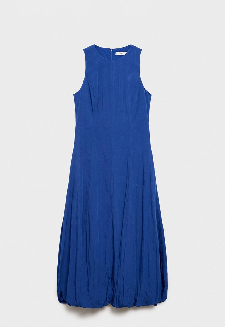 MANGO - Dress Pumpkin - Medium Blue