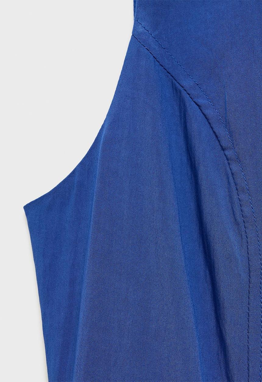 MANGO - Dress Pumpkin - Medium Blue