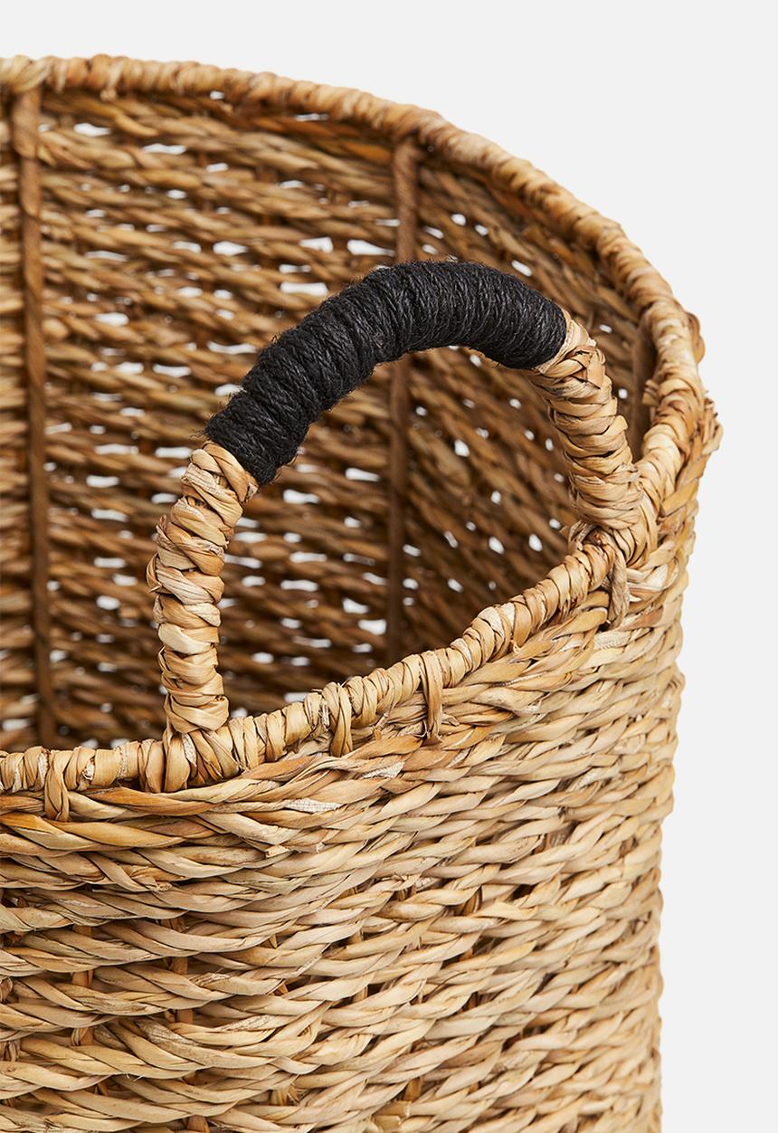 H&M - Large seagrass storage basket - beige