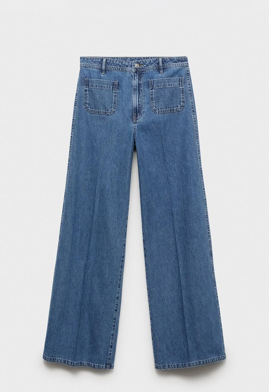 MANGO - Jeans Emma - Open Blue