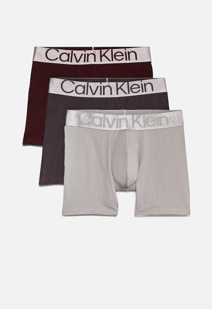 Calvin Klein - Boxer Brief 3 Pack - Rock Ridge, Rusted Root, Raisin