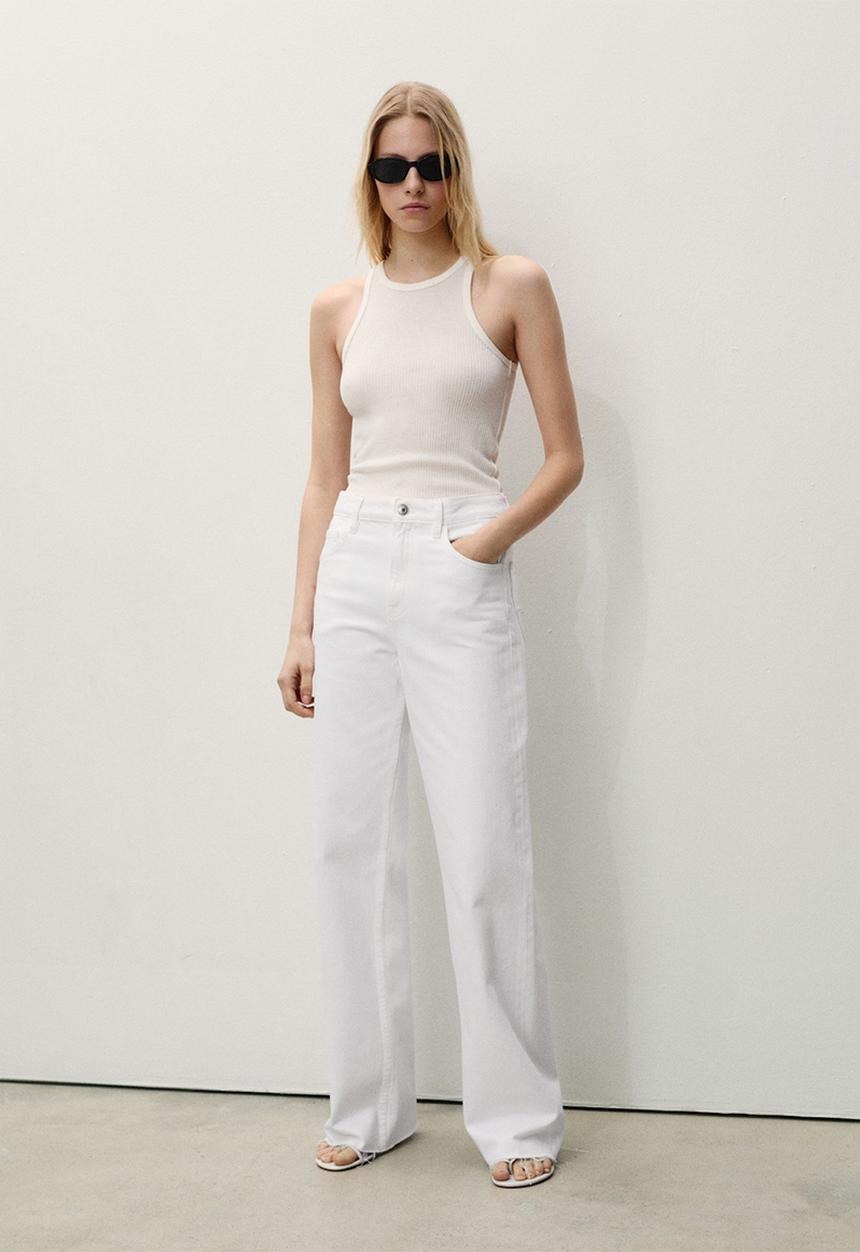 MANGO - Jeans Danila - White