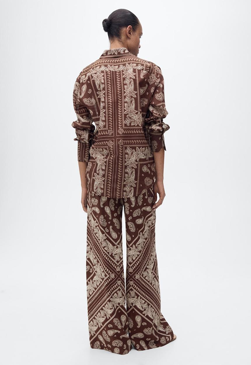 MANGO - Shirt Julia - Brown