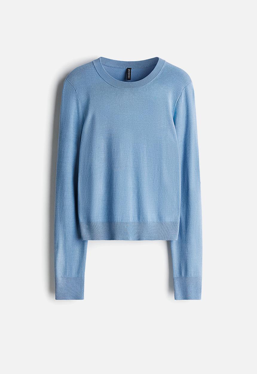 H&M - Fine-knit jumper - blue