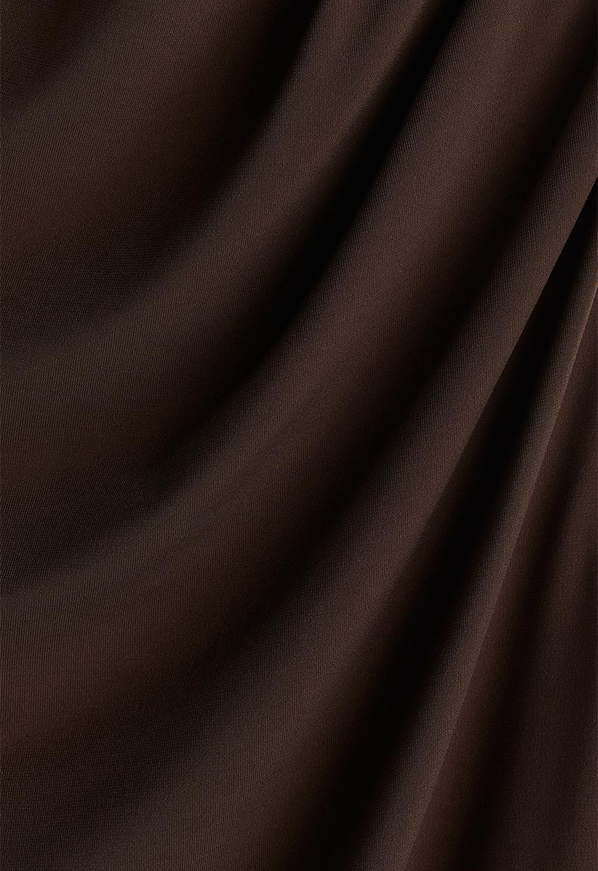 H&M - Draped vest top - dark brown 