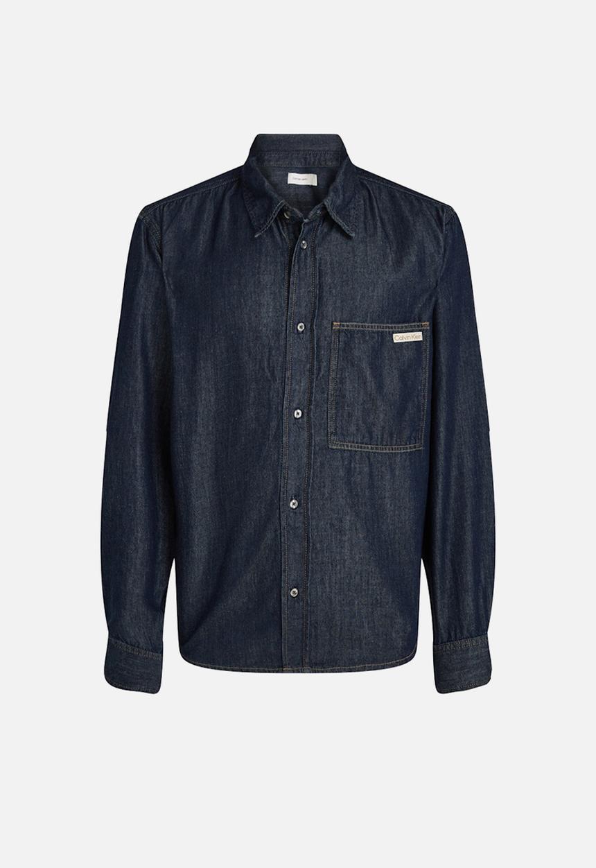 Calvin Klein - REGULAR DENIM SHIRT - DENIM DARK