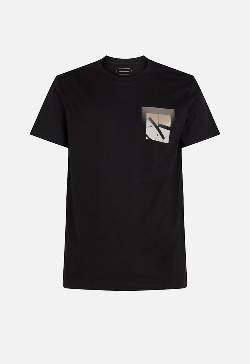 Calvin Klein - SOFT BOX MONOGRAM TEE - Ck Black
