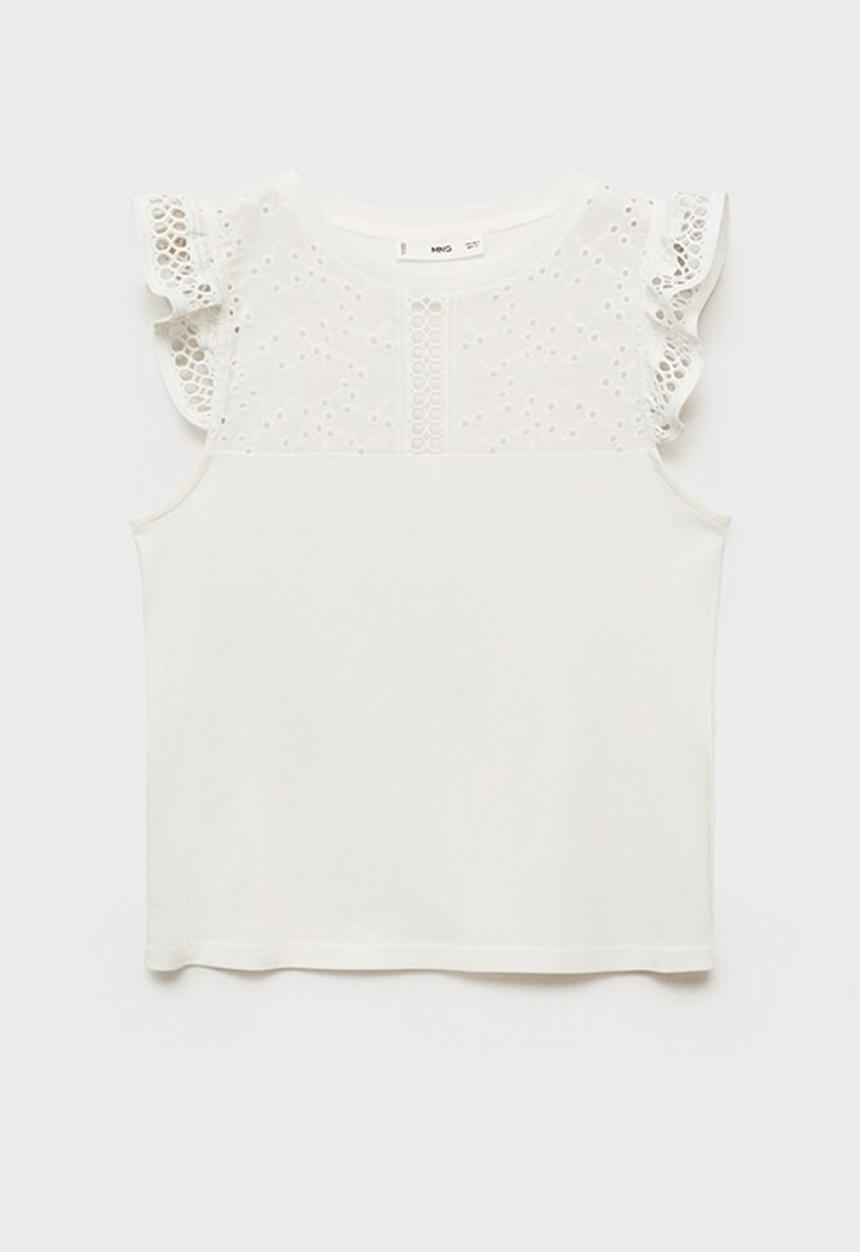 MANGO - Top Muni - White