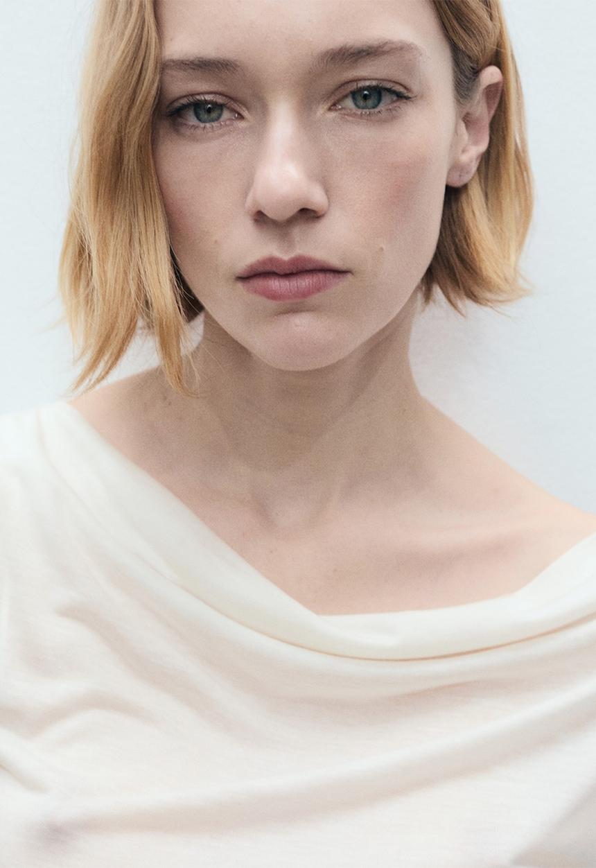 MANGO - Top Marcelin - Light Beige