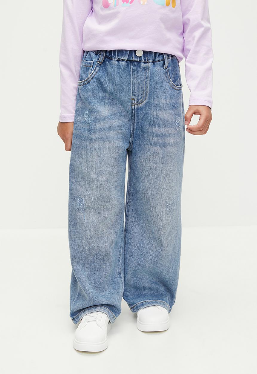 Pop Candy - Wide leg jeans -blue