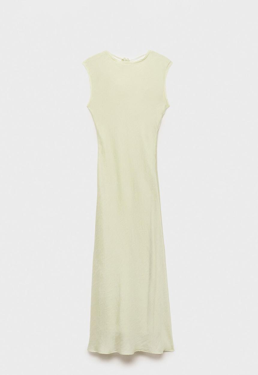 MANGO - Dress Agua - Turquoise & Aqua