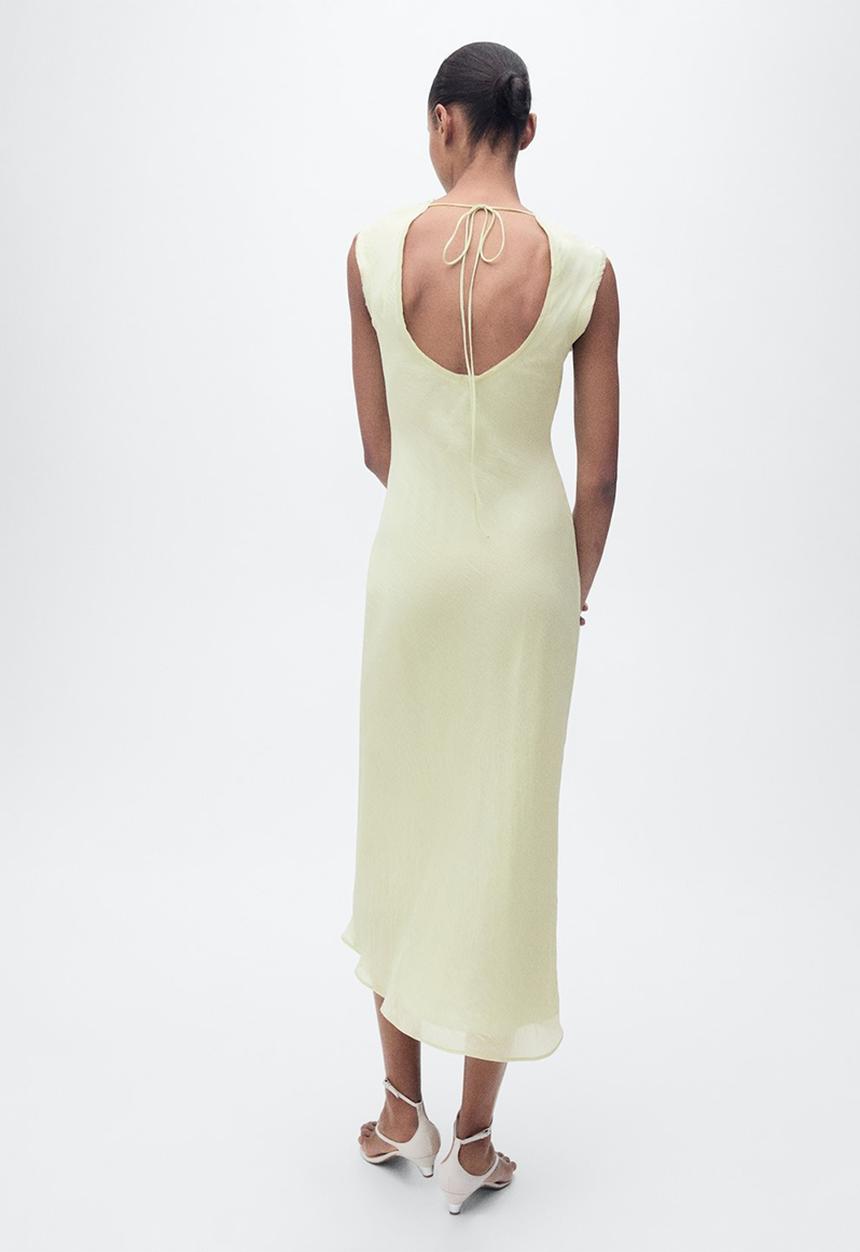 MANGO - Dress Agua - Turquoise & Aqua