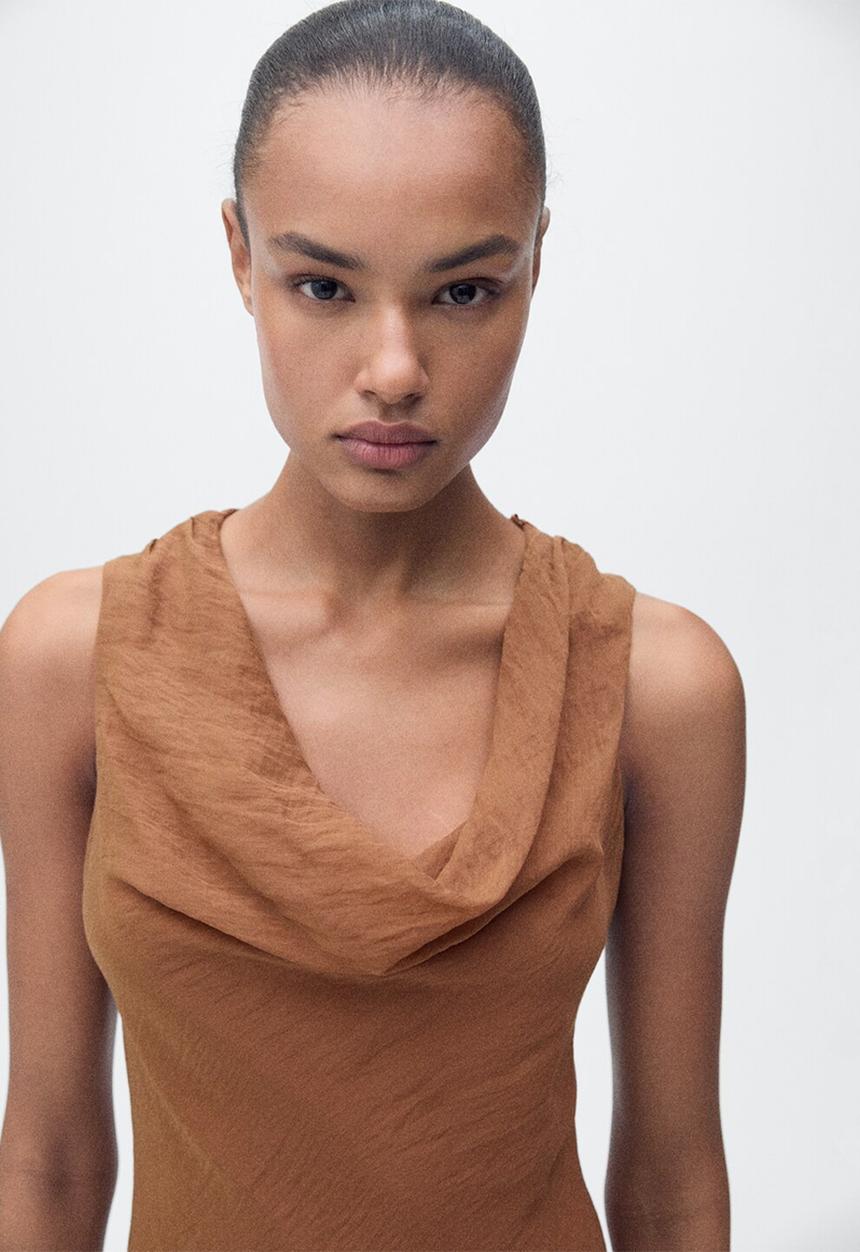 MANGO - Dress Cleo - Brown
