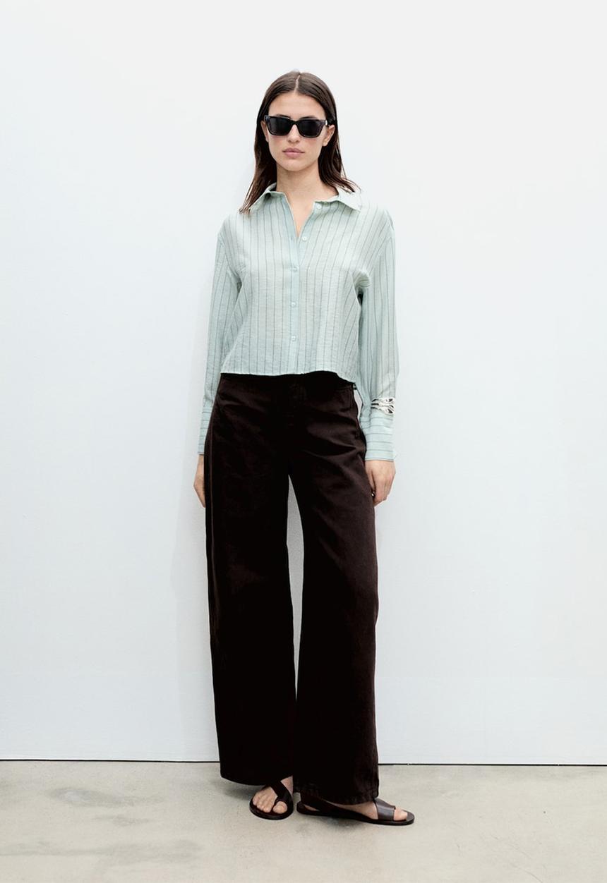 MANGO - Shirt Badal - Green