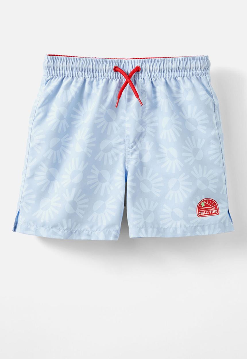 Cotton On - Bailey Board Short - Dawn Blue/Sun Rays