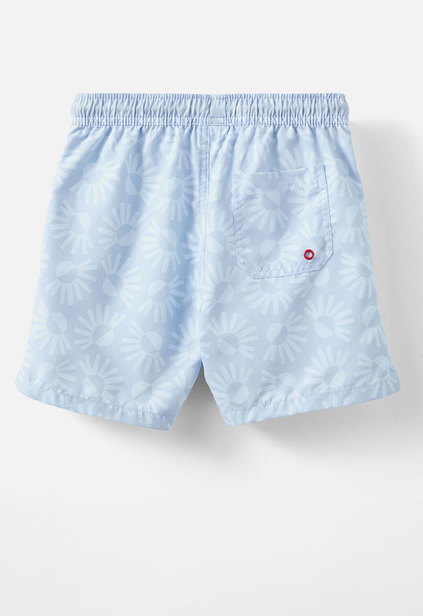 Cotton On - Bailey Board Short - Dawn Blue/Sun Rays