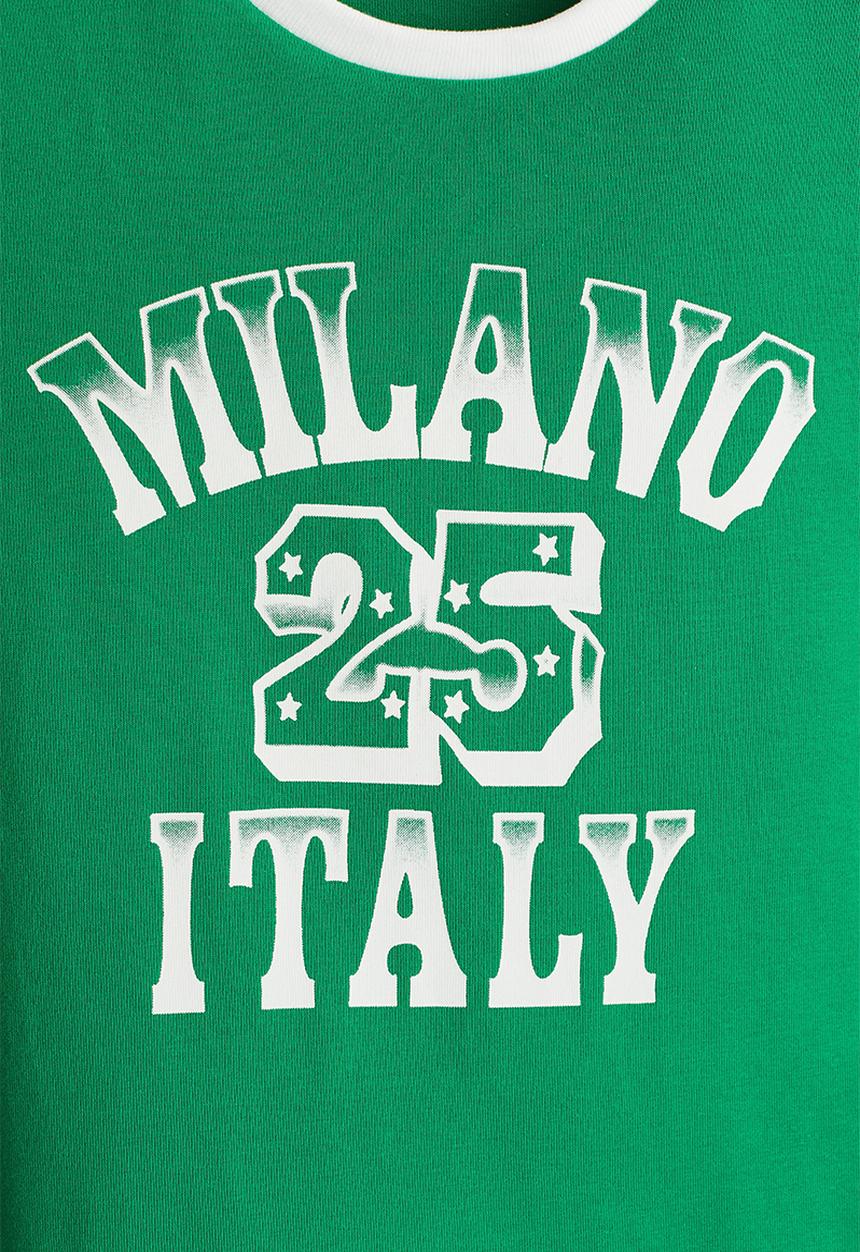 H&M - Printed t-shirt - green milano