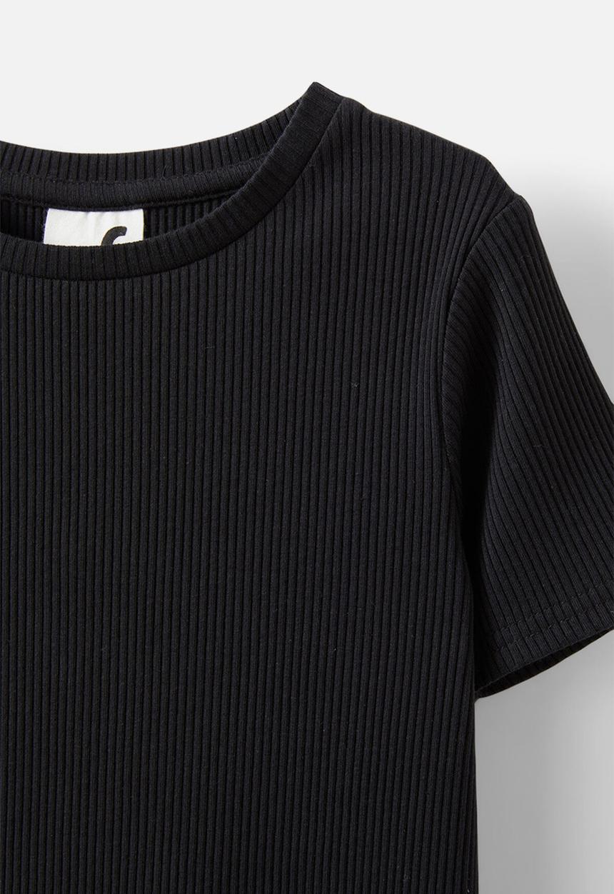 Cotton On - Raya baby tee - black