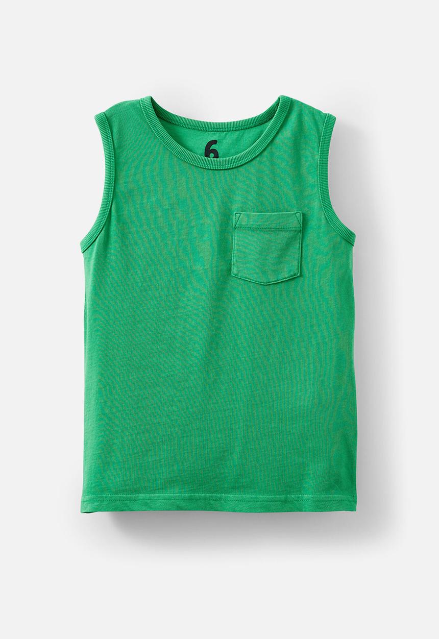 Cotton On - The Essential Tank - Island Green Wash