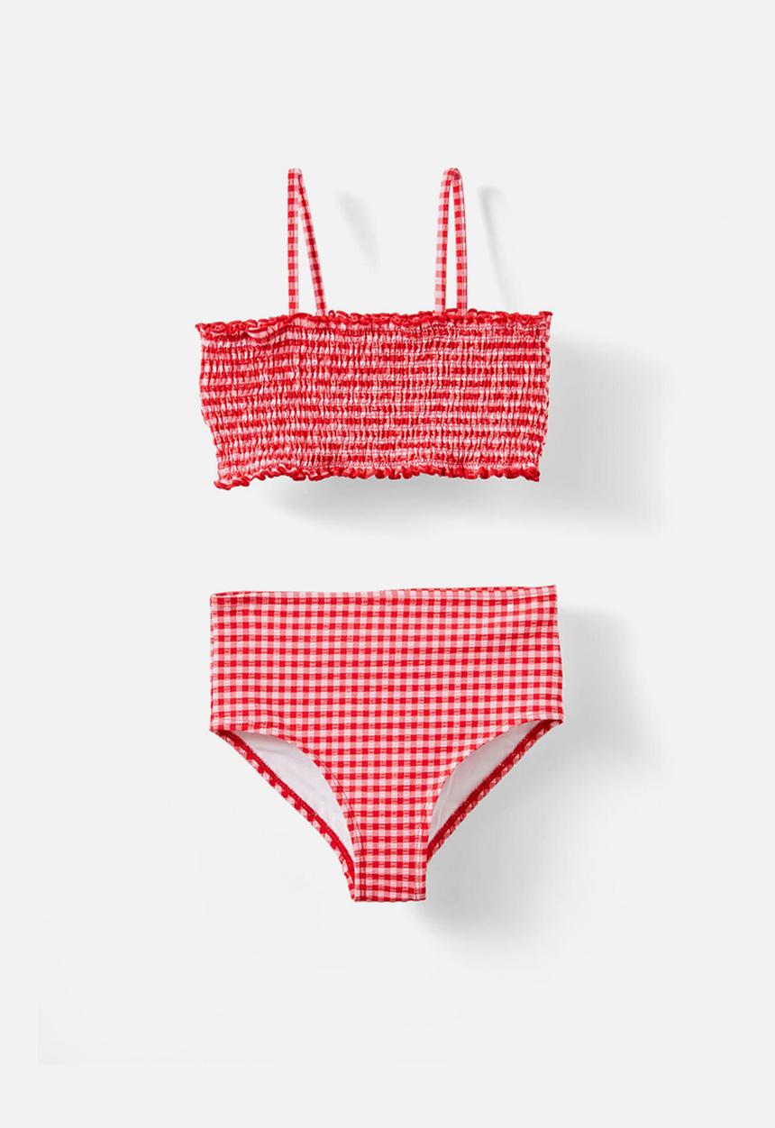Cotton On - Elsie bikini - varsity red/pink gingham