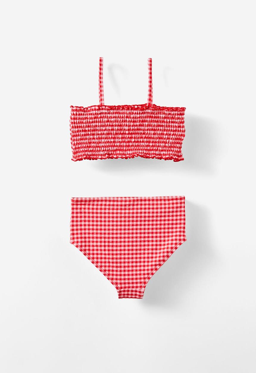 Cotton On - Elsie bikini - varsity red/pink gingham