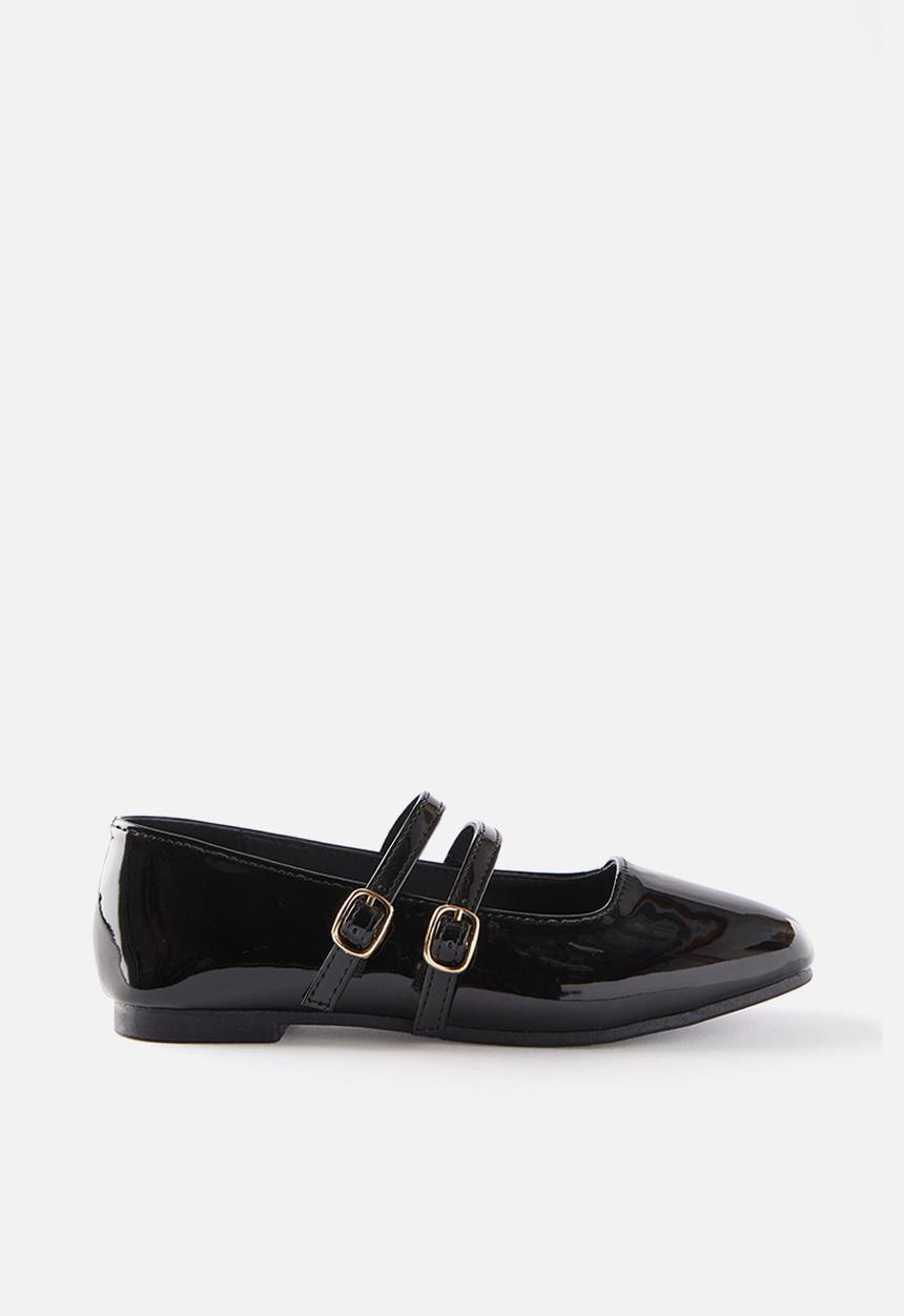Cotton On - Olivia Ballet Flat - Black Patent/Square Toe